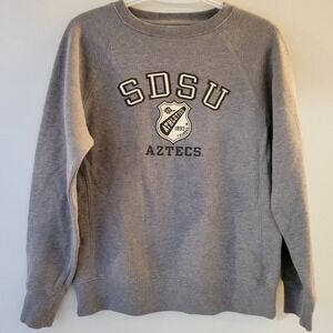 Jansport SDSU San Diego State University Sweatshirt Women Size Large Gray Aztecs
